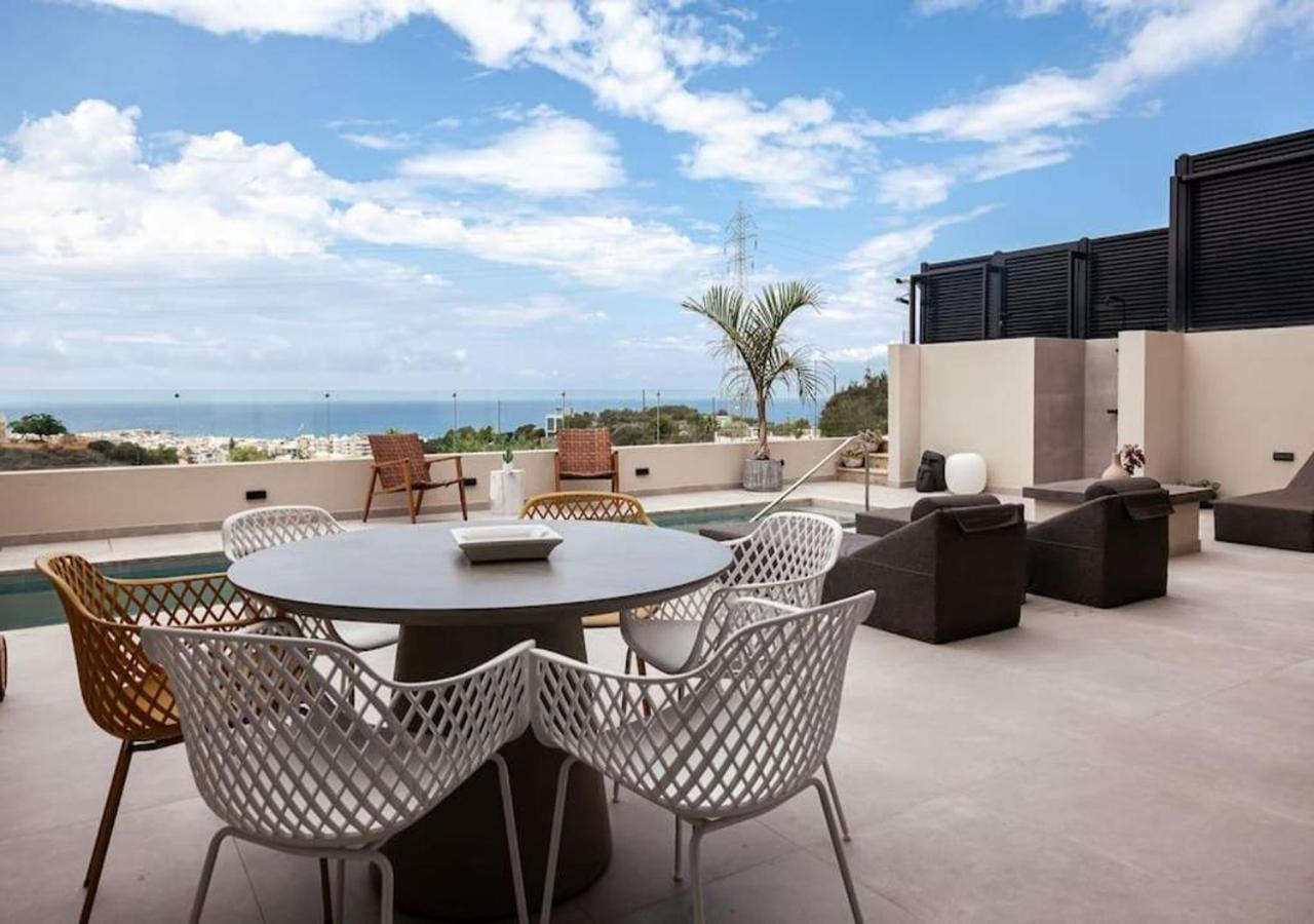 Orama Luxury Suite 3 Bedrooms With Private Pool Херсонісос Екстер'єр фото
