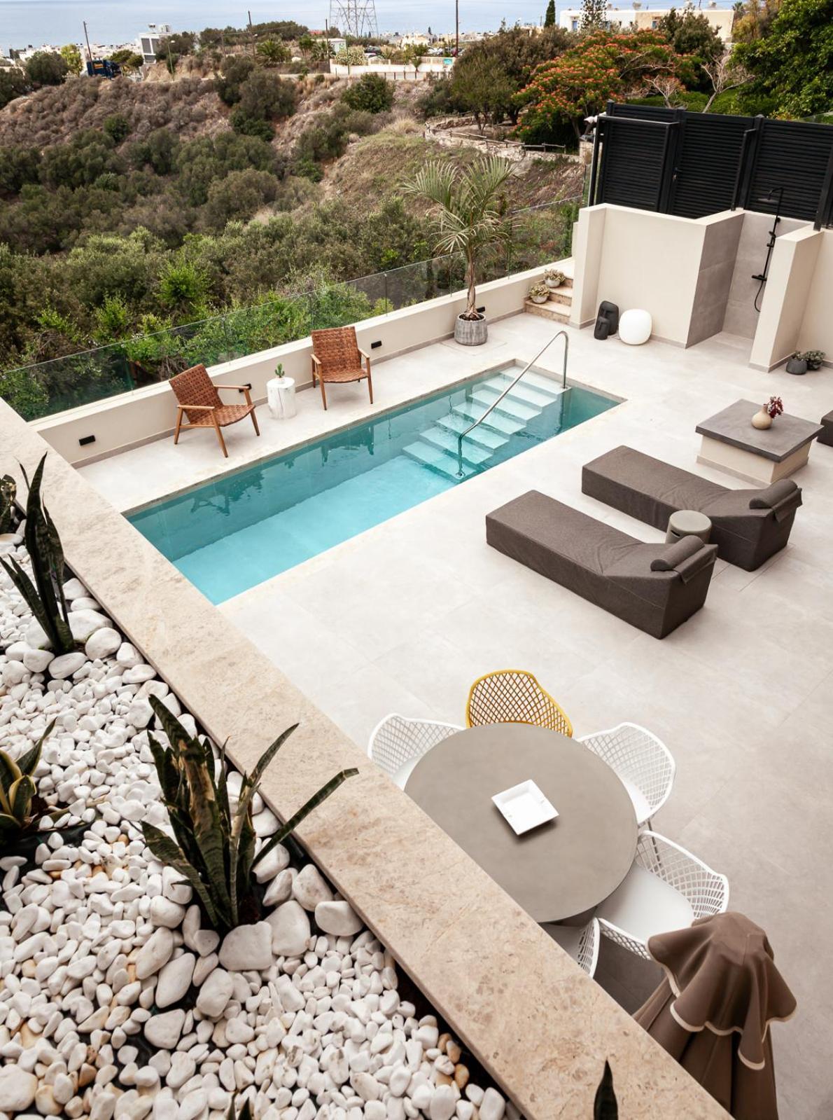 Orama Luxury Suite 3 Bedrooms With Private Pool Херсонісос Екстер'єр фото